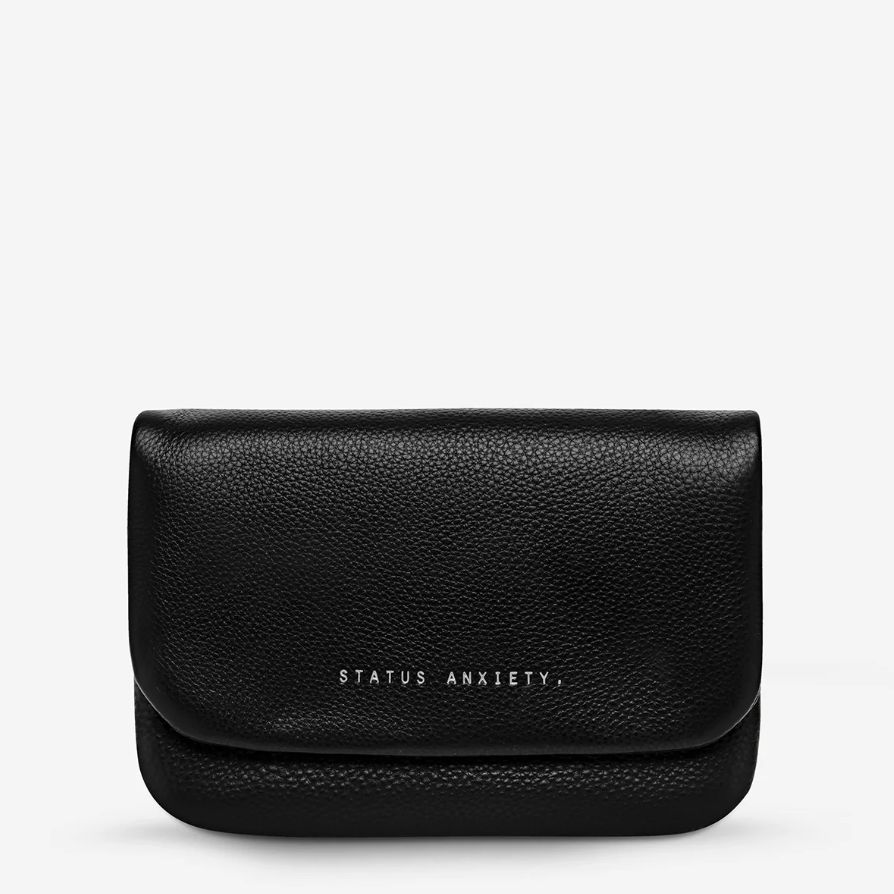 Status Anxiety Impermanent Purse/ Black