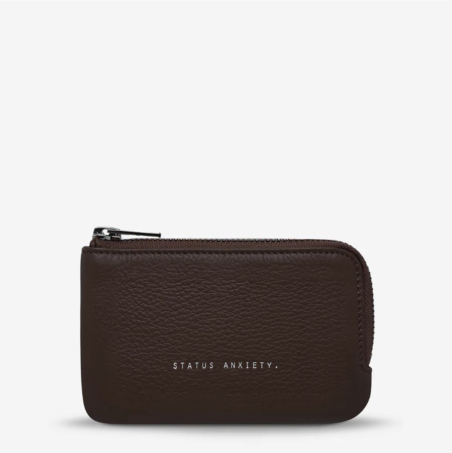Status Anxiety Left Behind Purse/ Choc