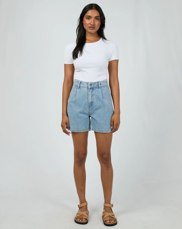 AAE Stevie Denim Short/ Light Blue