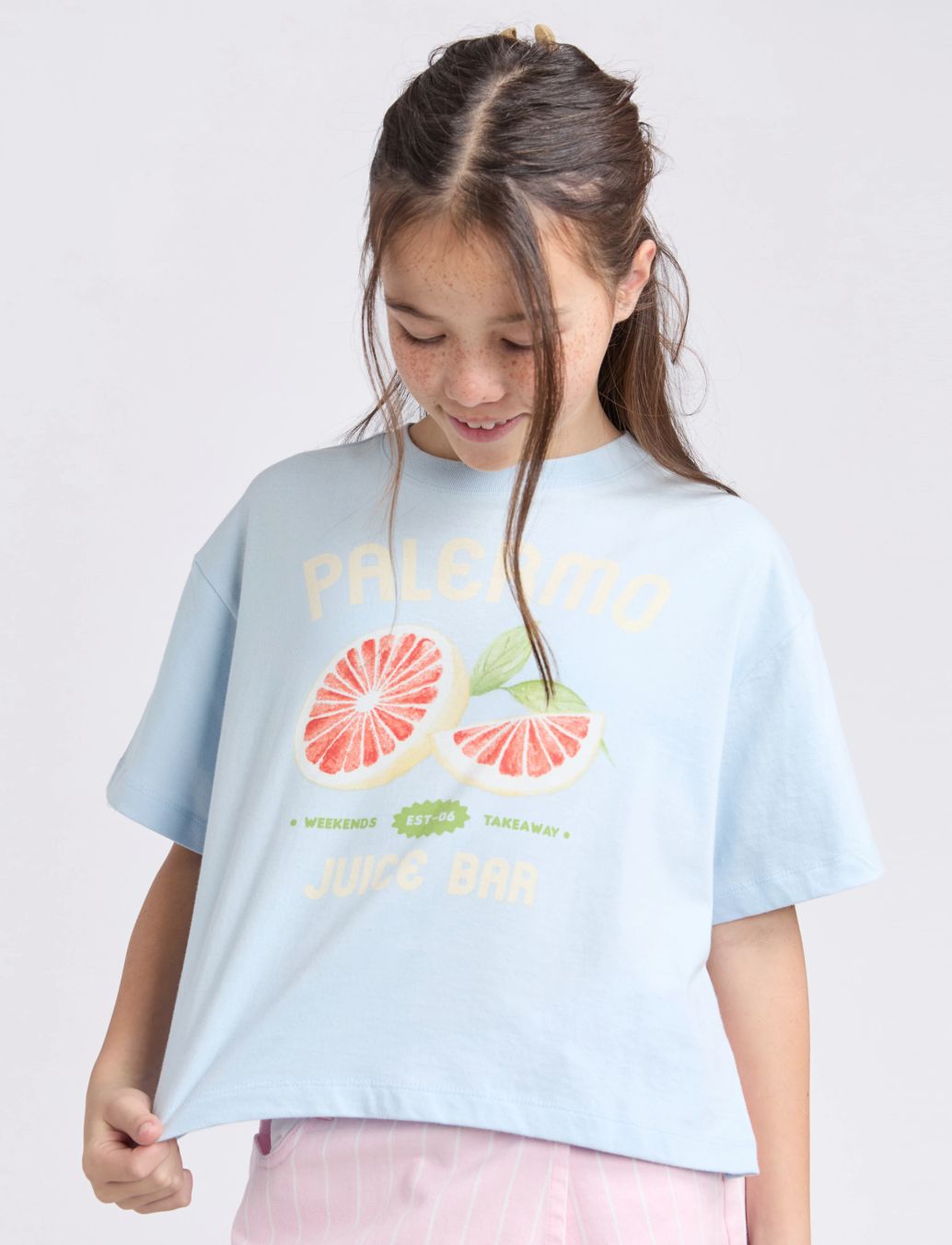 Eve Girl Palermo Tee / Light Blue [8-16YEARS]