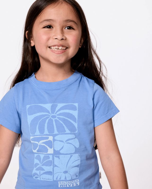 RipCurl Aots Standard Fit Tee/ Blue [1-8YEARS]