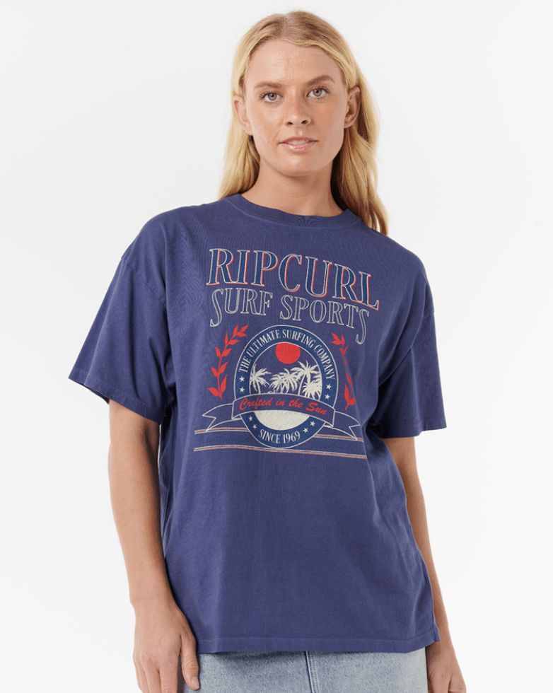 RipCurl Surf Dept Heritage Tee/ Nvy