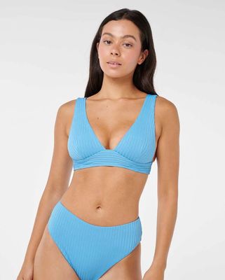 Rip Curl Premium Surf D-DD Deep-V Bikini Top/ Blue