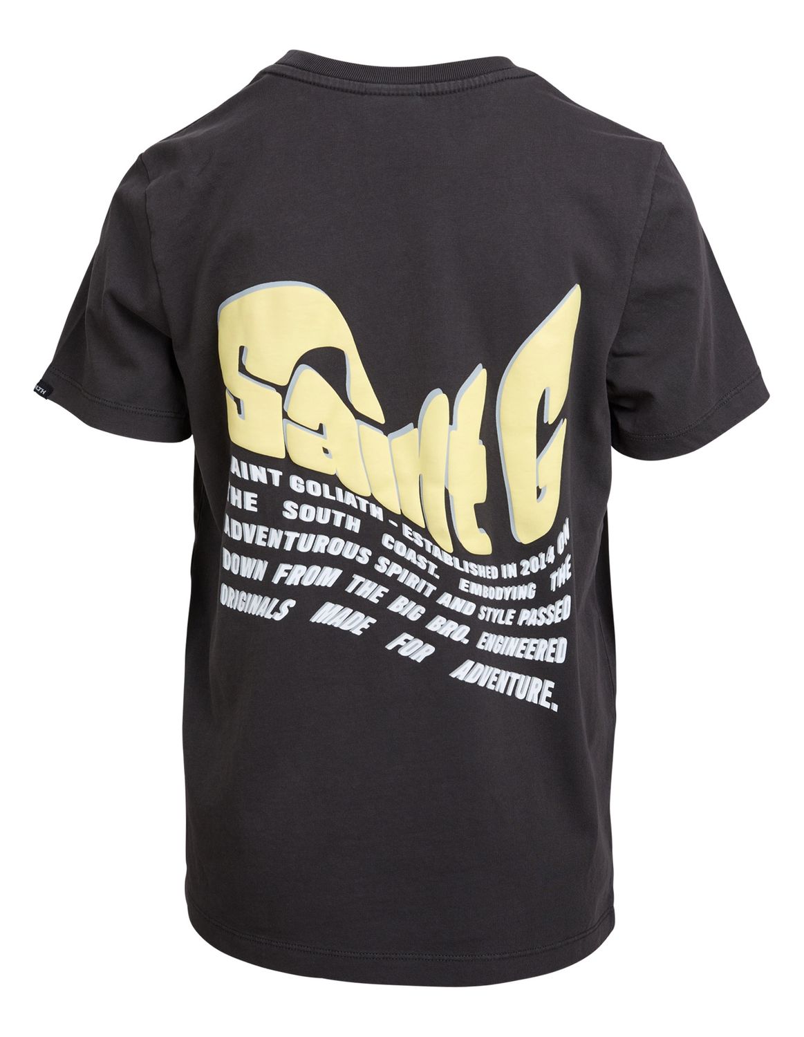 St Goliath Distort Tee / Washed Black [8-16 Years]