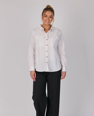 OTW Button-Through Shirt/ White