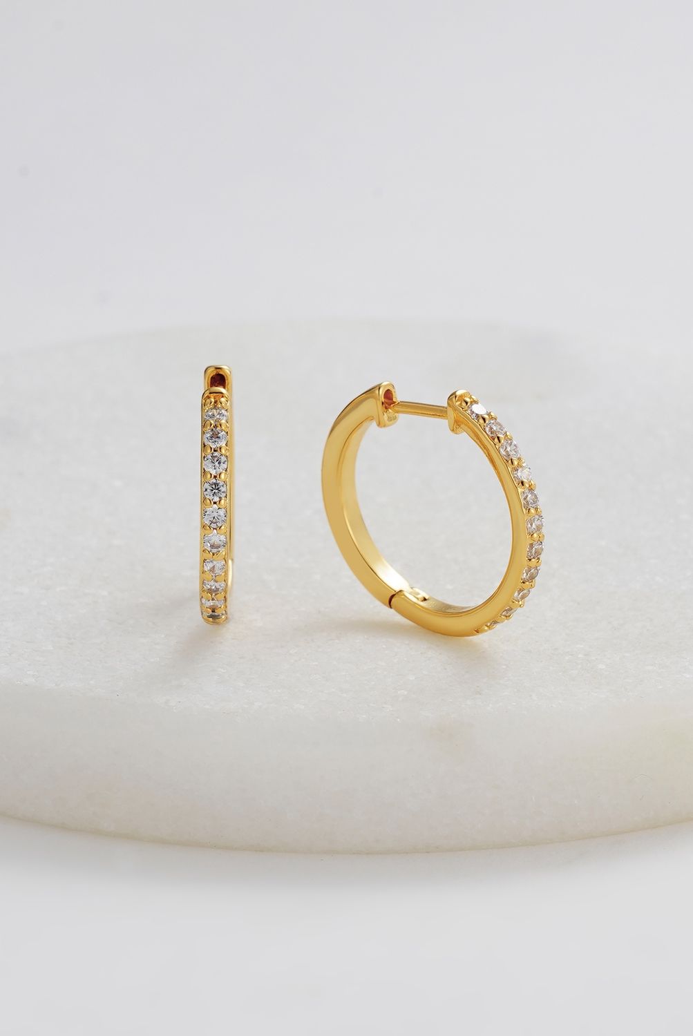 Zafino Catalina Hoop in Gold