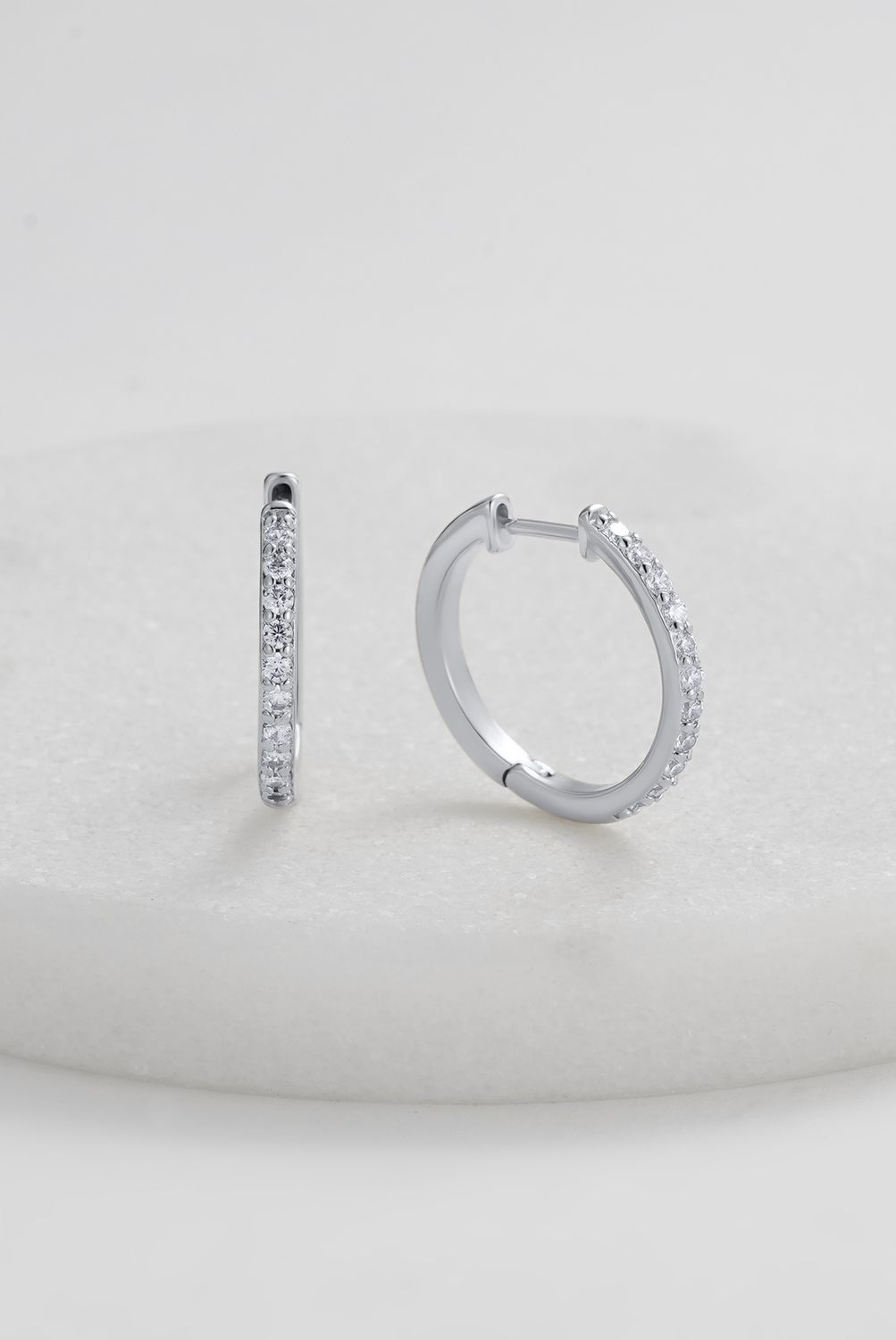 Zafino Catalina Hoop in Silver