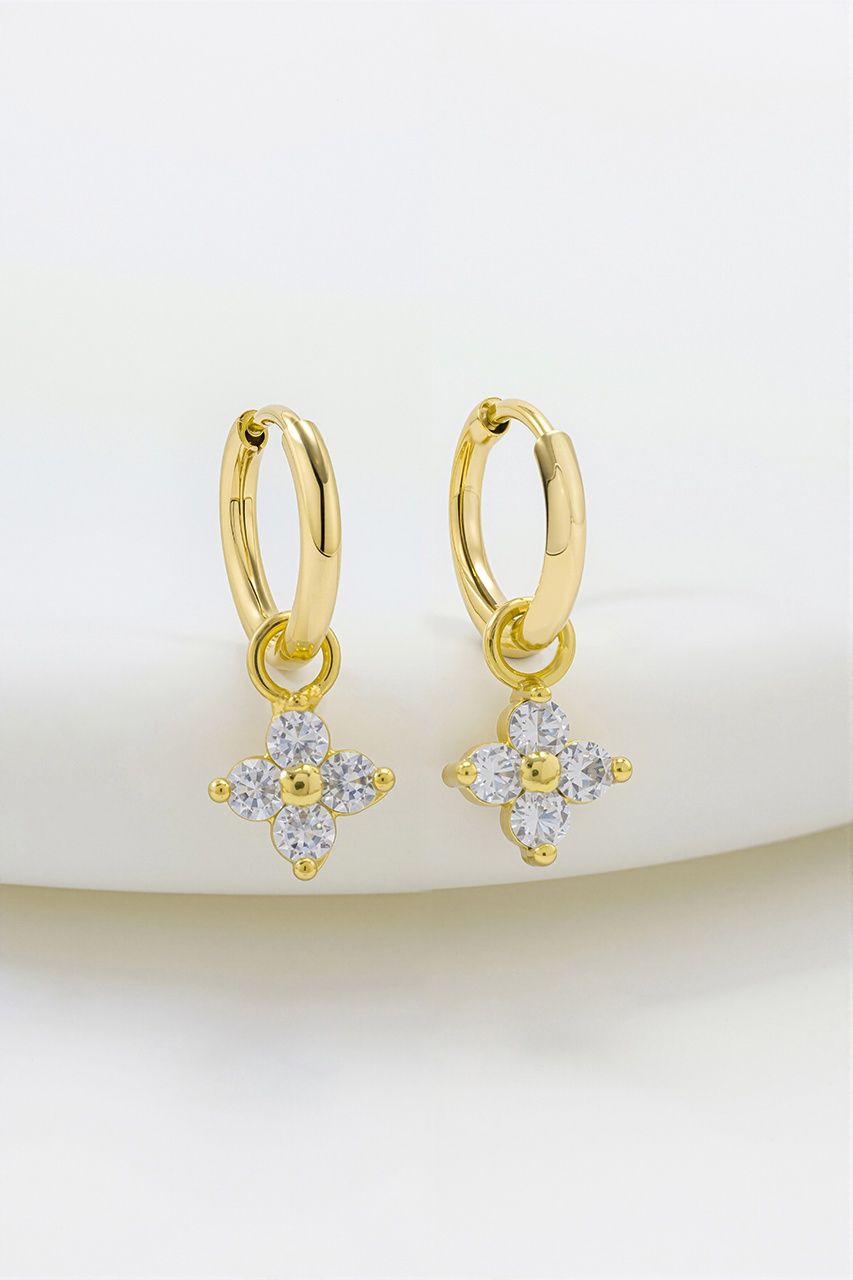 Zafino Ivy Mini Drop Earring in Gold