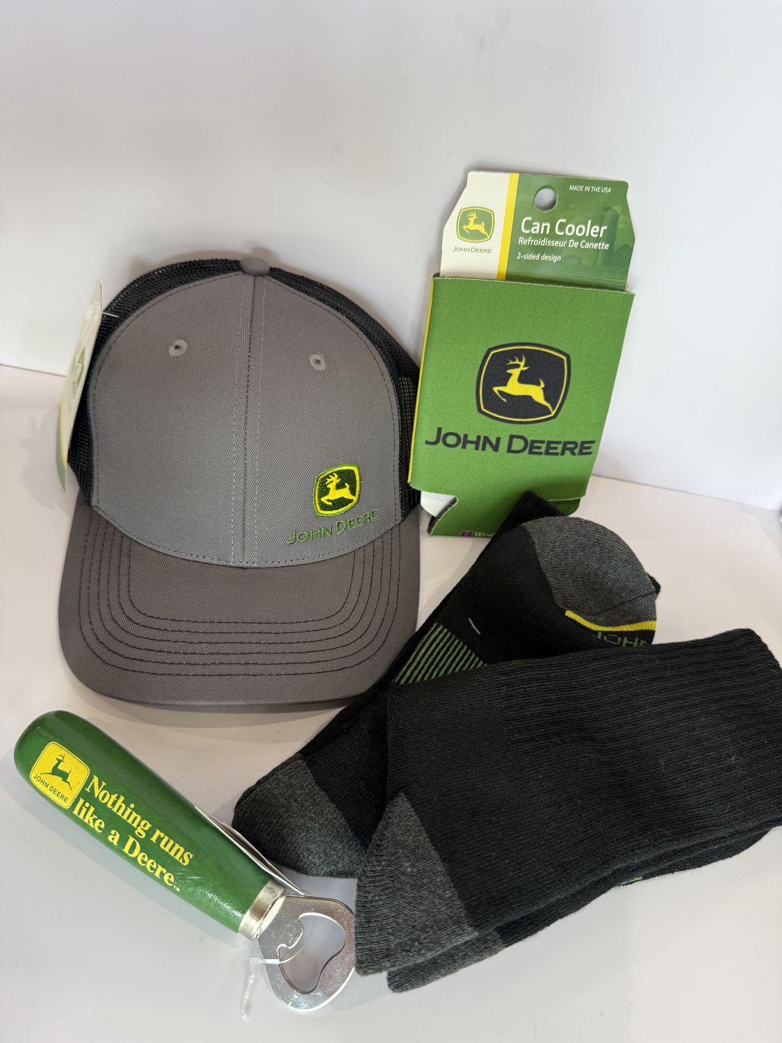 John Deere Gift Pack With Grey Cap