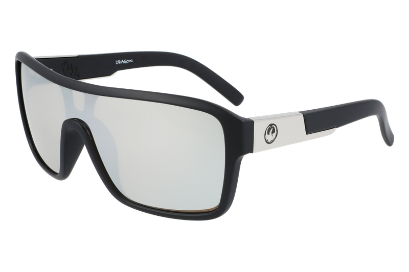 DRAGON REMIX Matte Black w/ LUMALENS Silver Ion
