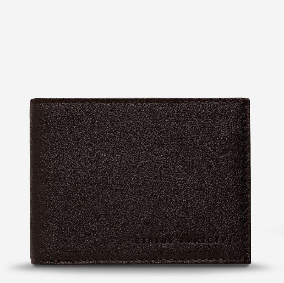 Status Anxiety Noah Wallet, Colour: Chocolate