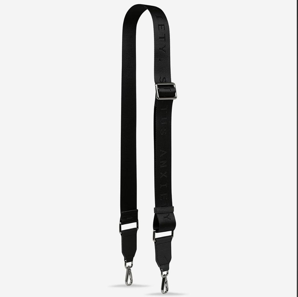 Status Anxiety Without You Bag Strap, Colour: Black