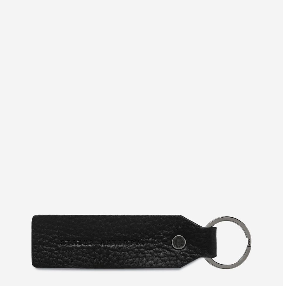 Status Anxiety Make Your Move Key Chain, Colour: Black