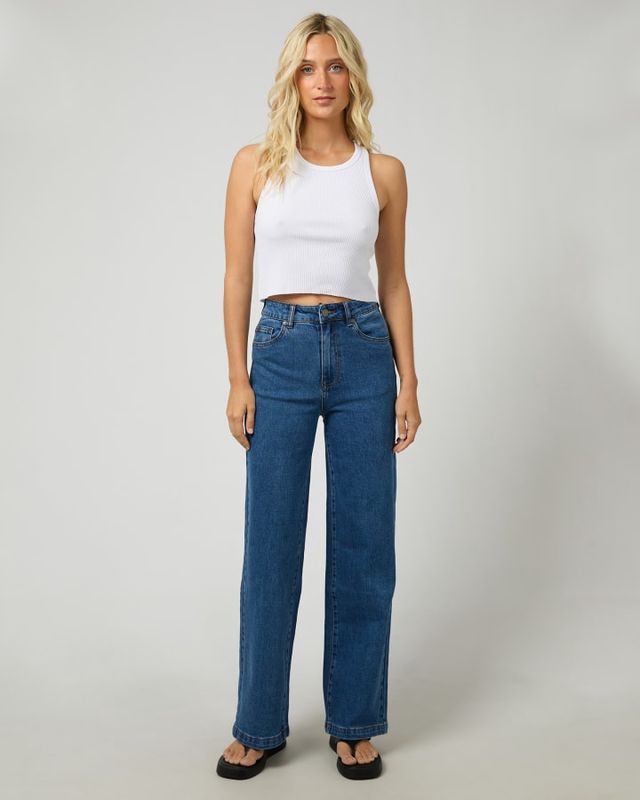 AAE Jacqui Wide Leg Jean/ Blue