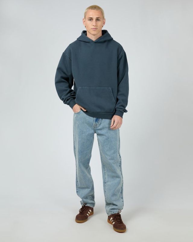 Silent Theory Box Hoodie in Navy