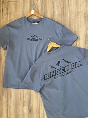 Rinsed.Co Logo Tee in Slate Grey