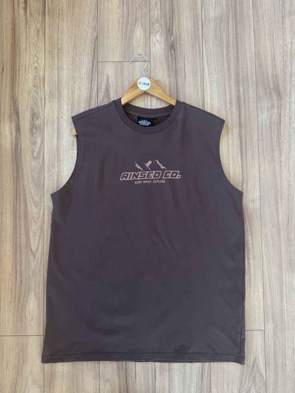 Rinsed.Co Reppin Tank in Choc