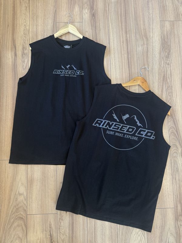 Rinsed.Co Reppin Tank in Black