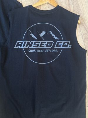 Rinsed.Co Reppin Tank in Black