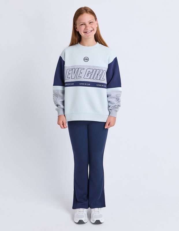 Eve Girl Alpine Panelled Crew [Youth 8-16]