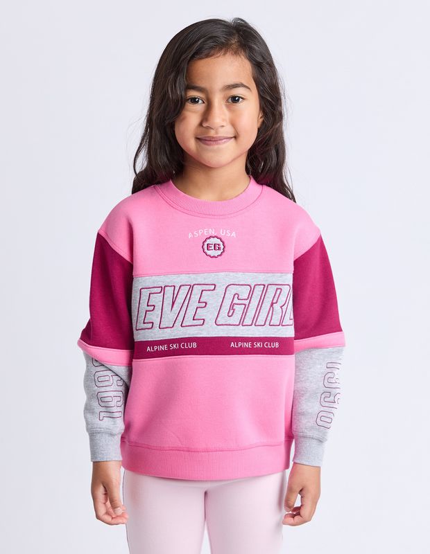 Eve Girl Alpine Panelled Crew [Youth 3-7]