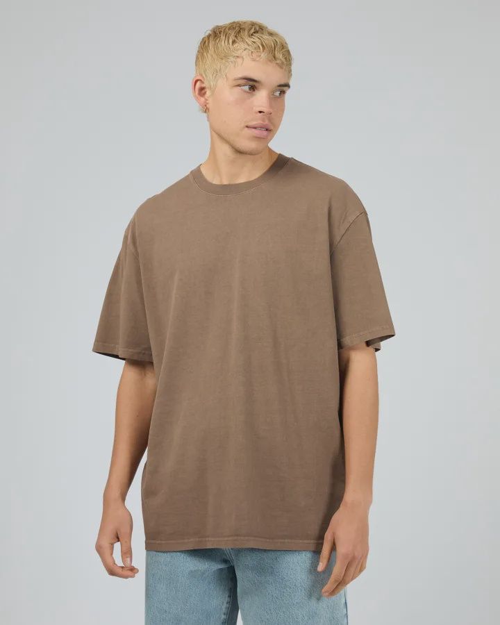Silent Theory Essential Fit Tee in Chocolate
