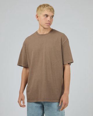 Silent Theory Essential Fit Tee in Chocolate