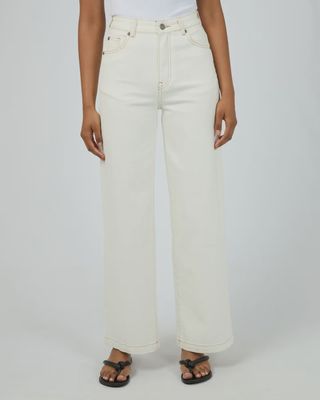AAE Jacqui Wide Leg in Vintage White