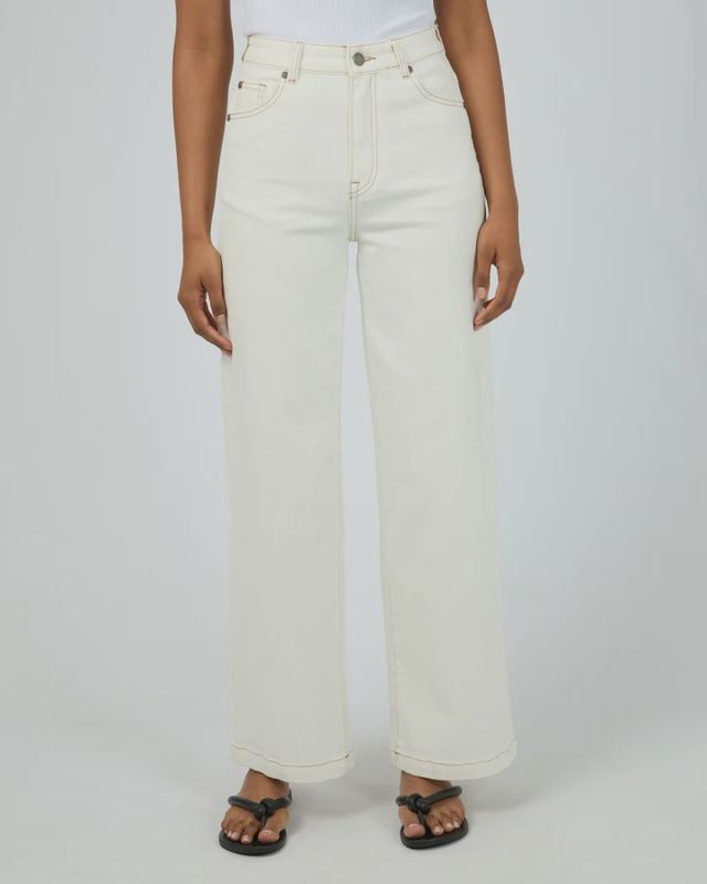 AAE Jacqui Wide Leg in Vintage White