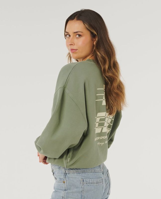 RipCurl Sports Dept Drop Shoulder Crew