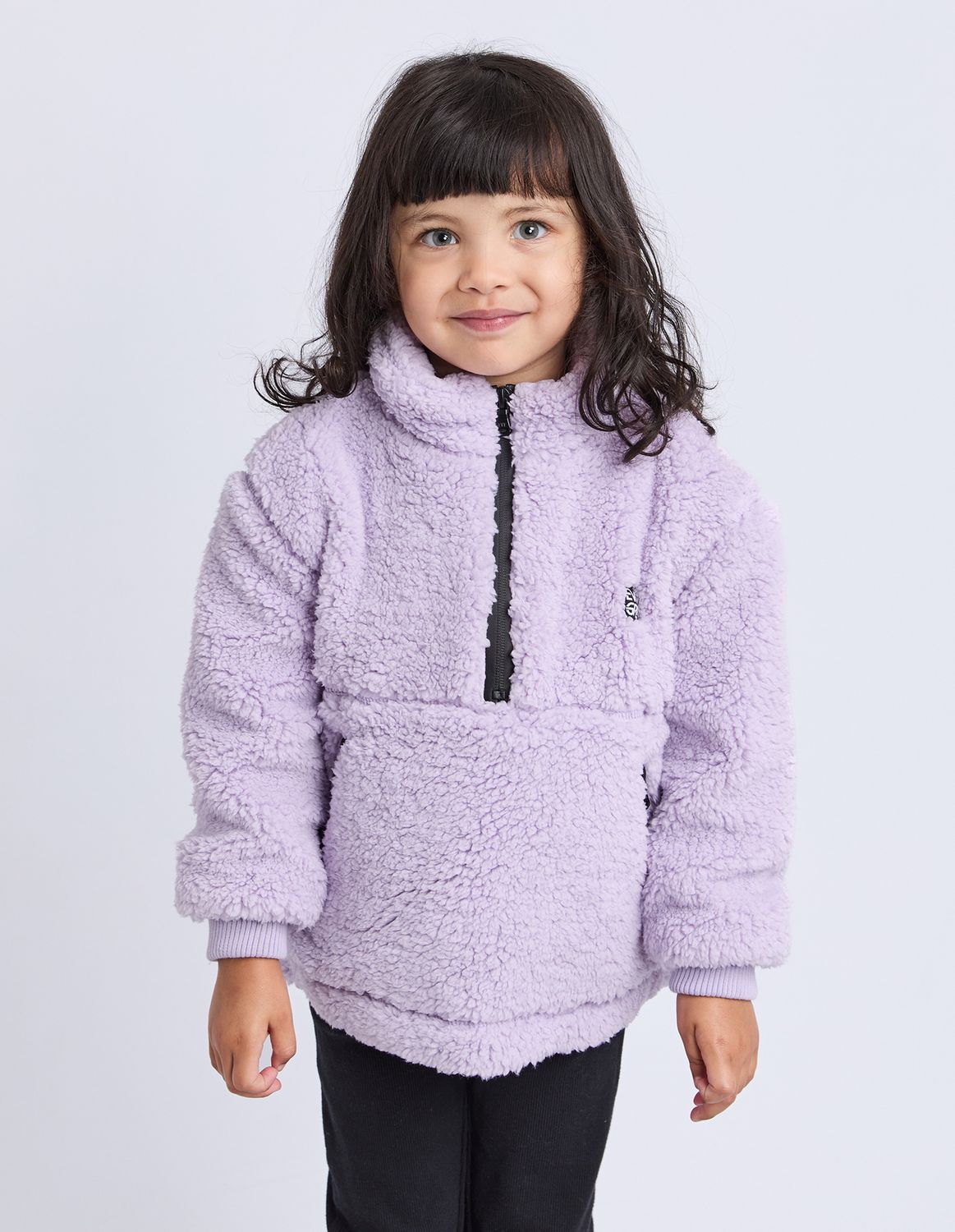 Eve Girl Cozy Quarter Zip Teddy [3-7YEARS]