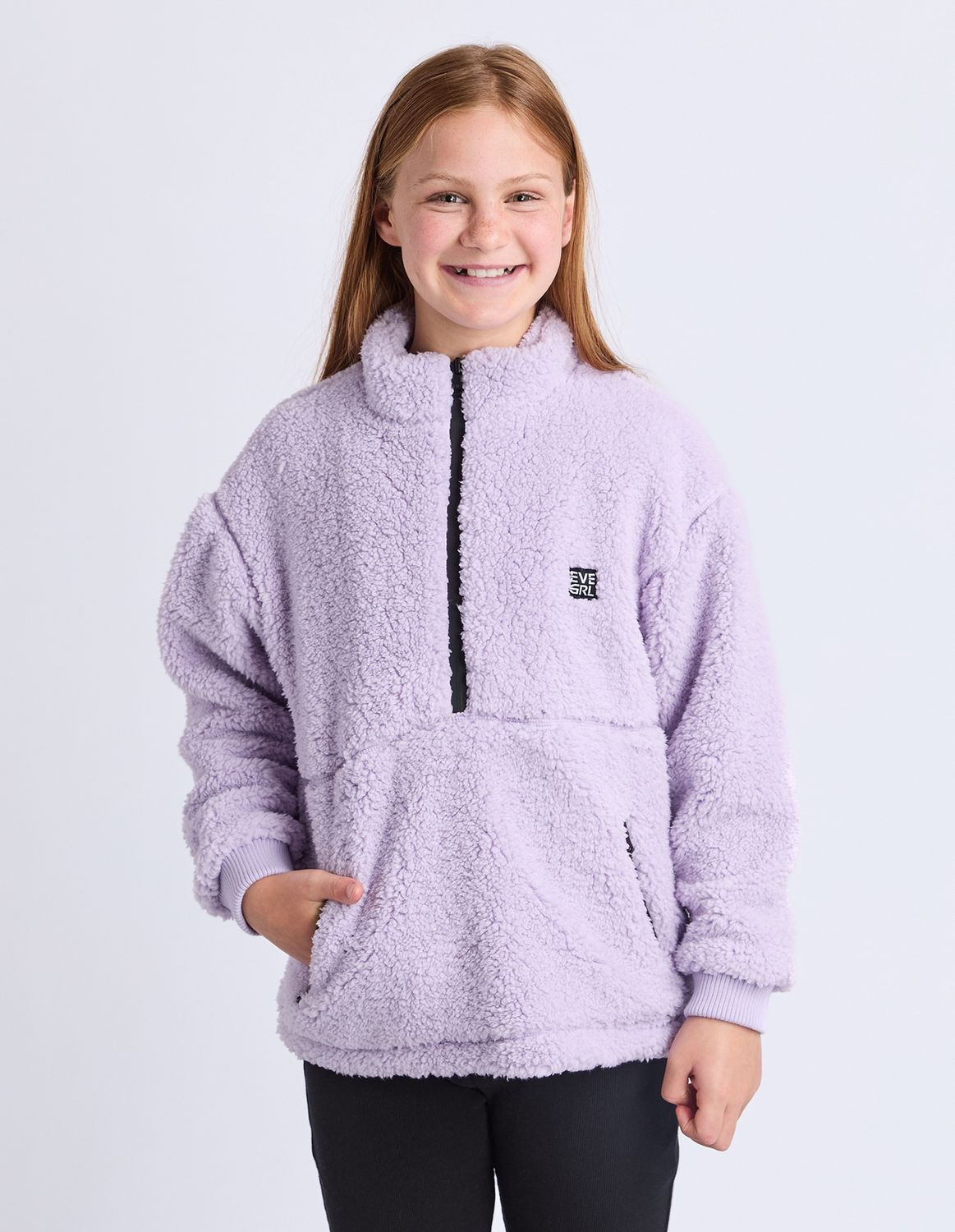 Eve Girl Cozy Quarter Zip Teddy [8-16YEARS]