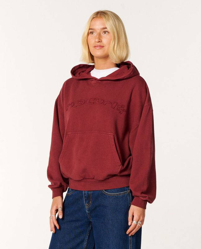 RipCurl Distressed Logo Hood