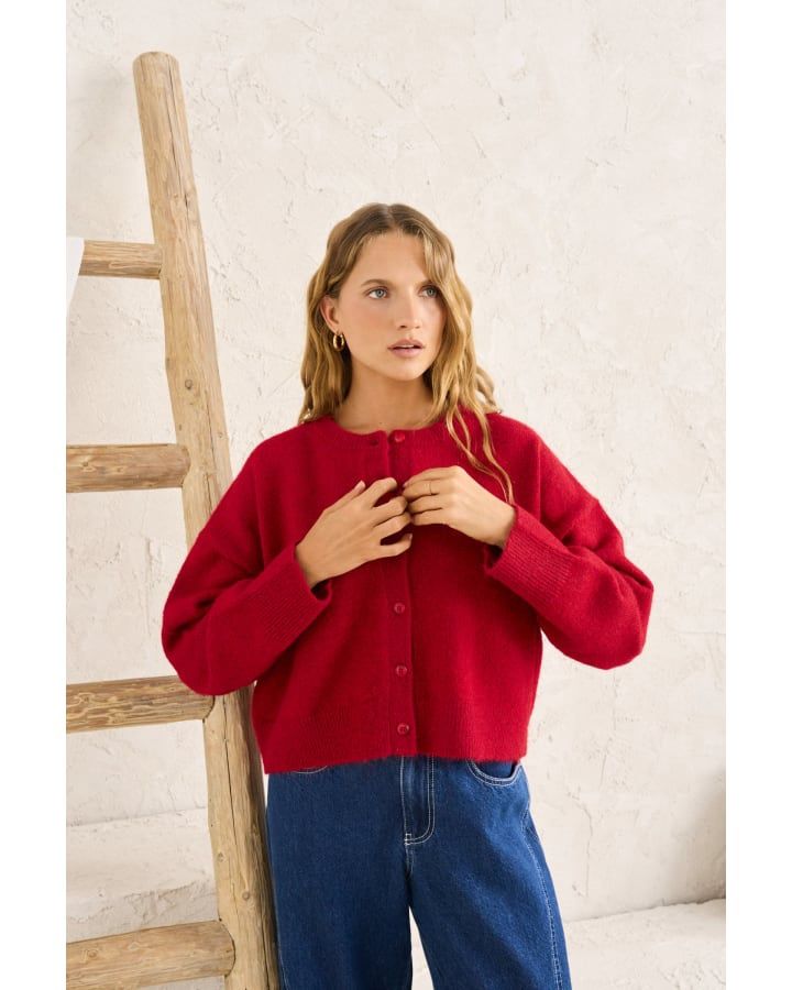 Estelle Fluffy Cardigan