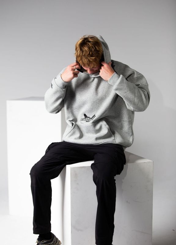 Rinsed Co Ultimate Snow Hoody in Frosty Grey