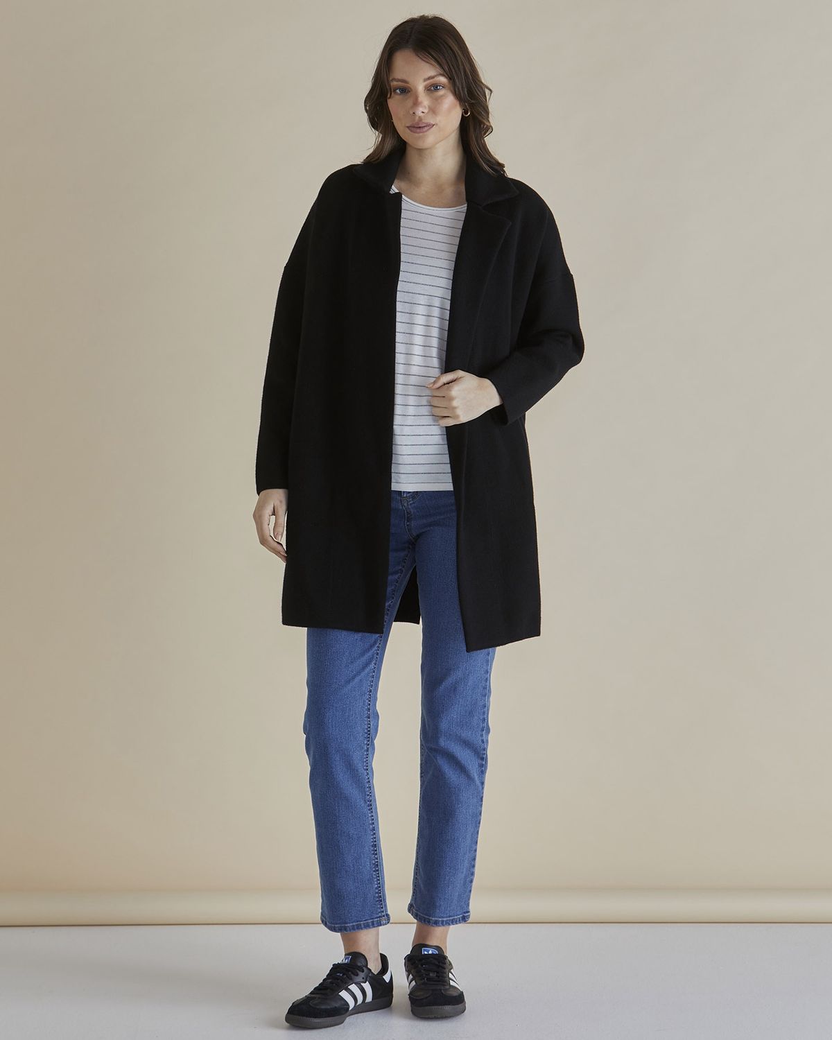 Bristol Coatigan in Black