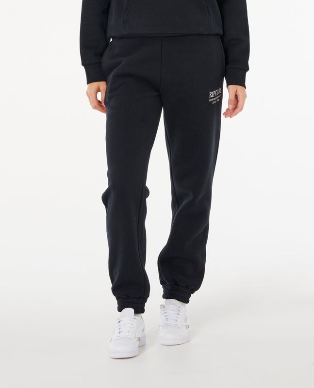Rip Curl Surf Staple Relaxed Track Pant in Black