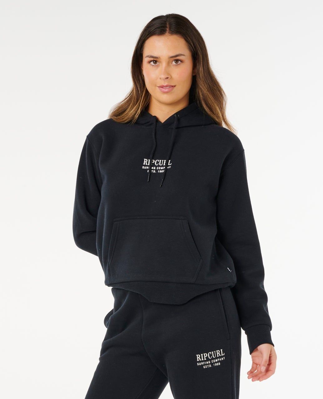 Rip Curl Surf Staple Relaxed Hood in Black