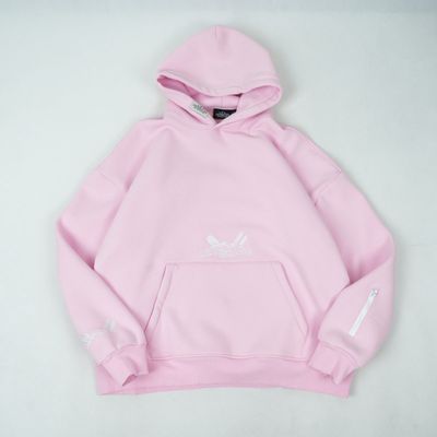 Rinsed.Co Ultimate Snow Hoodie in Baby Pink