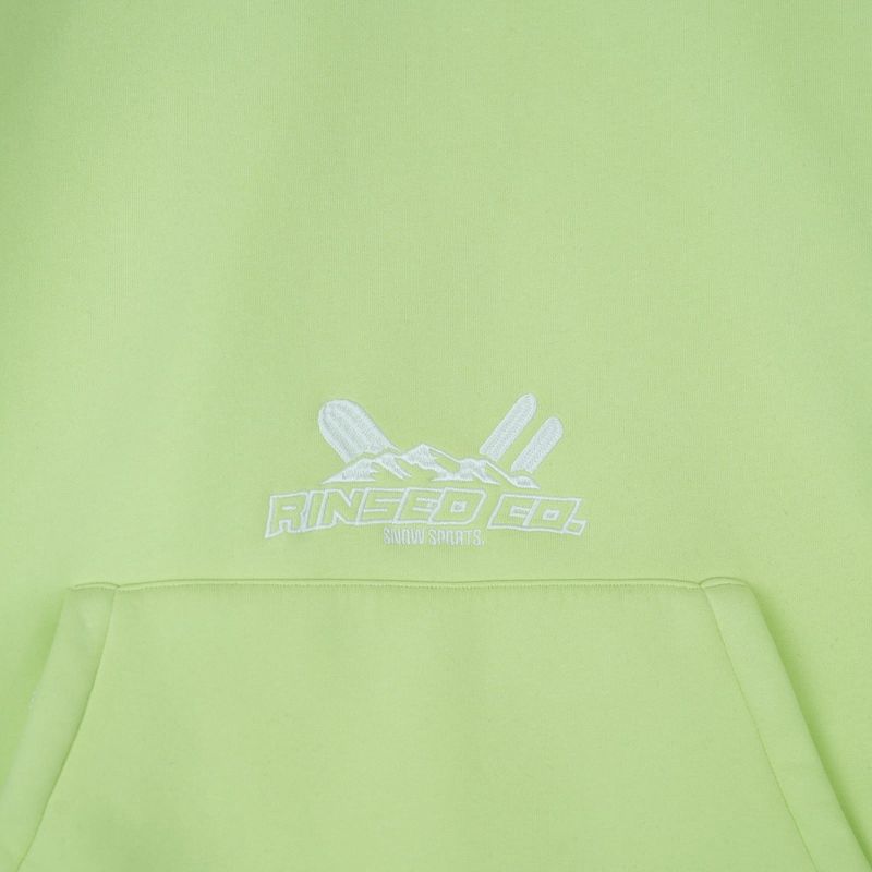 Rinsed Co Ultimate Snow Hoodie in Lime