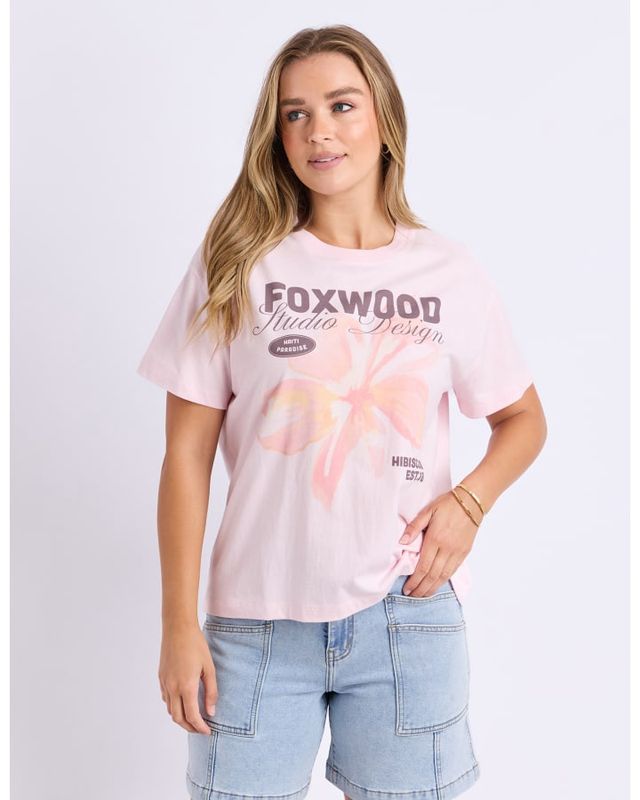 Hibiscus Tee in Pink