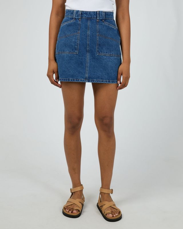 Becca Denim Skirt in Heritage Blue