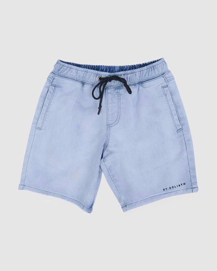 St Goliath Fairhaven Shorts in Ice Blue [8-16YEARS]
