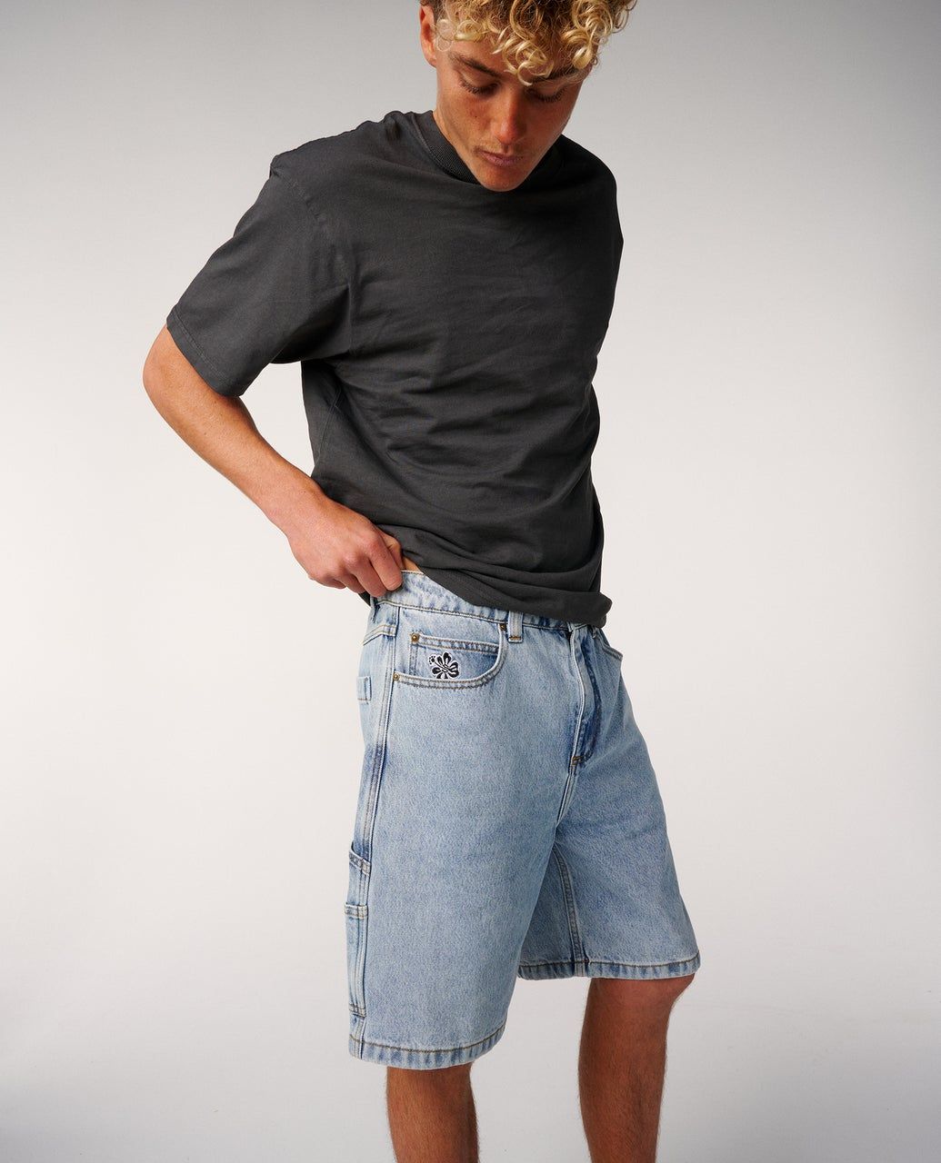 RipCurl Super Computer Denim Jort 21"