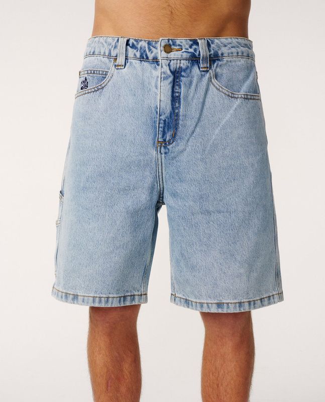 RipCurl Super Computer Denim Jort 21"