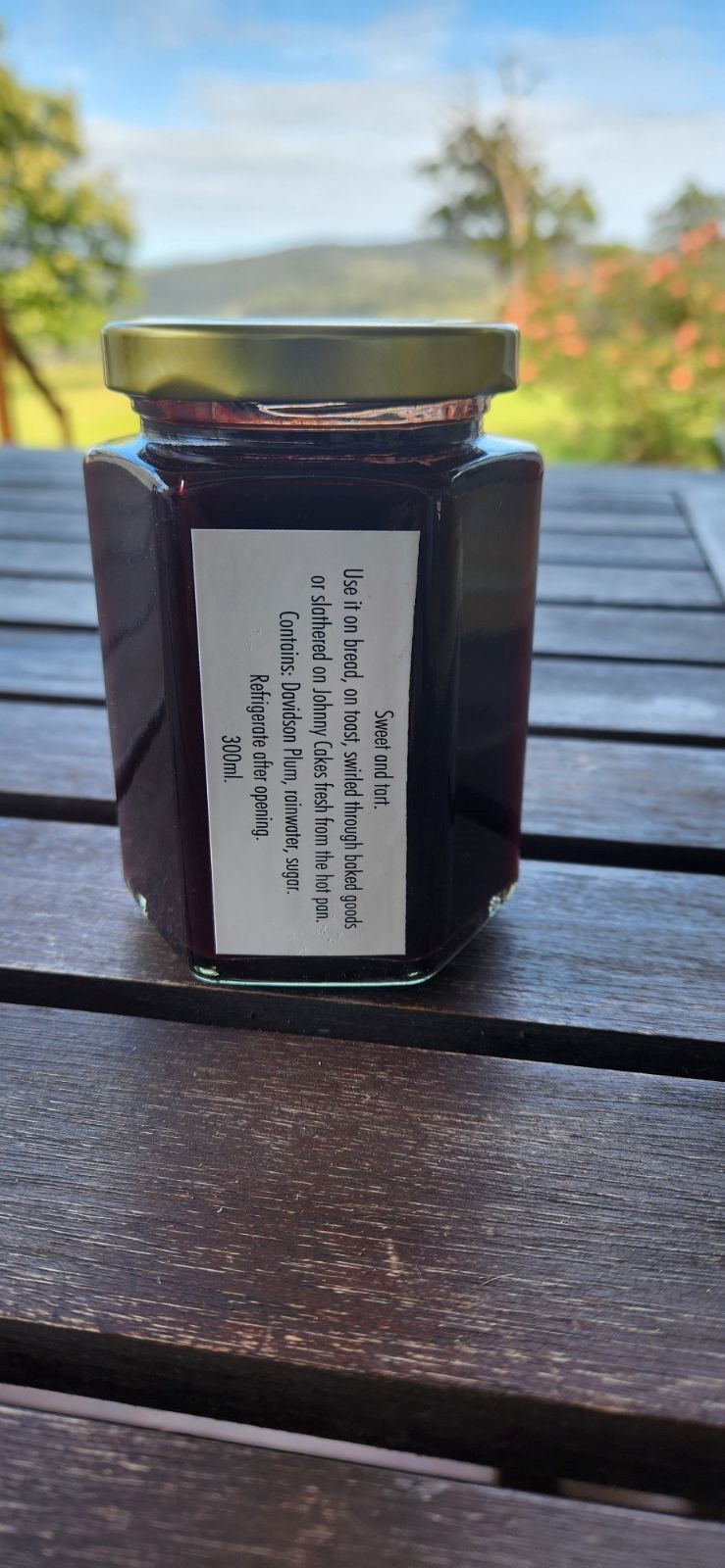 Ooray syrup (Davidson plum)