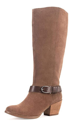 Tegan Suede Knee High Fashion Boots