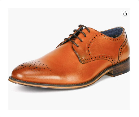Brown Lace Up Soft Round-Toe Oxfords Forma