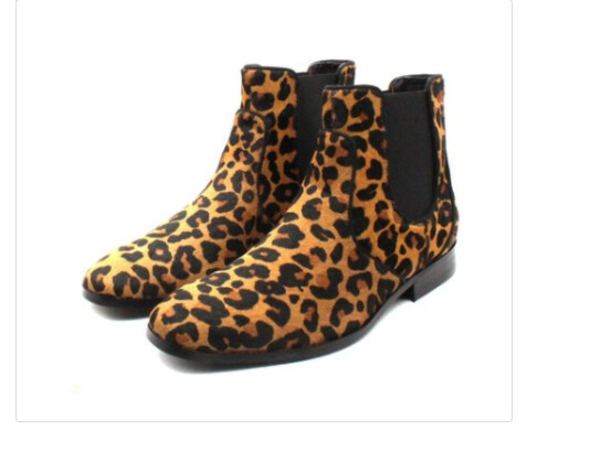 Men's Thames Cheetah Chelsea Boots