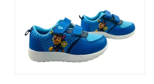 Paw Patrol Boys Toddler Sneakers Chase Velcro Closure